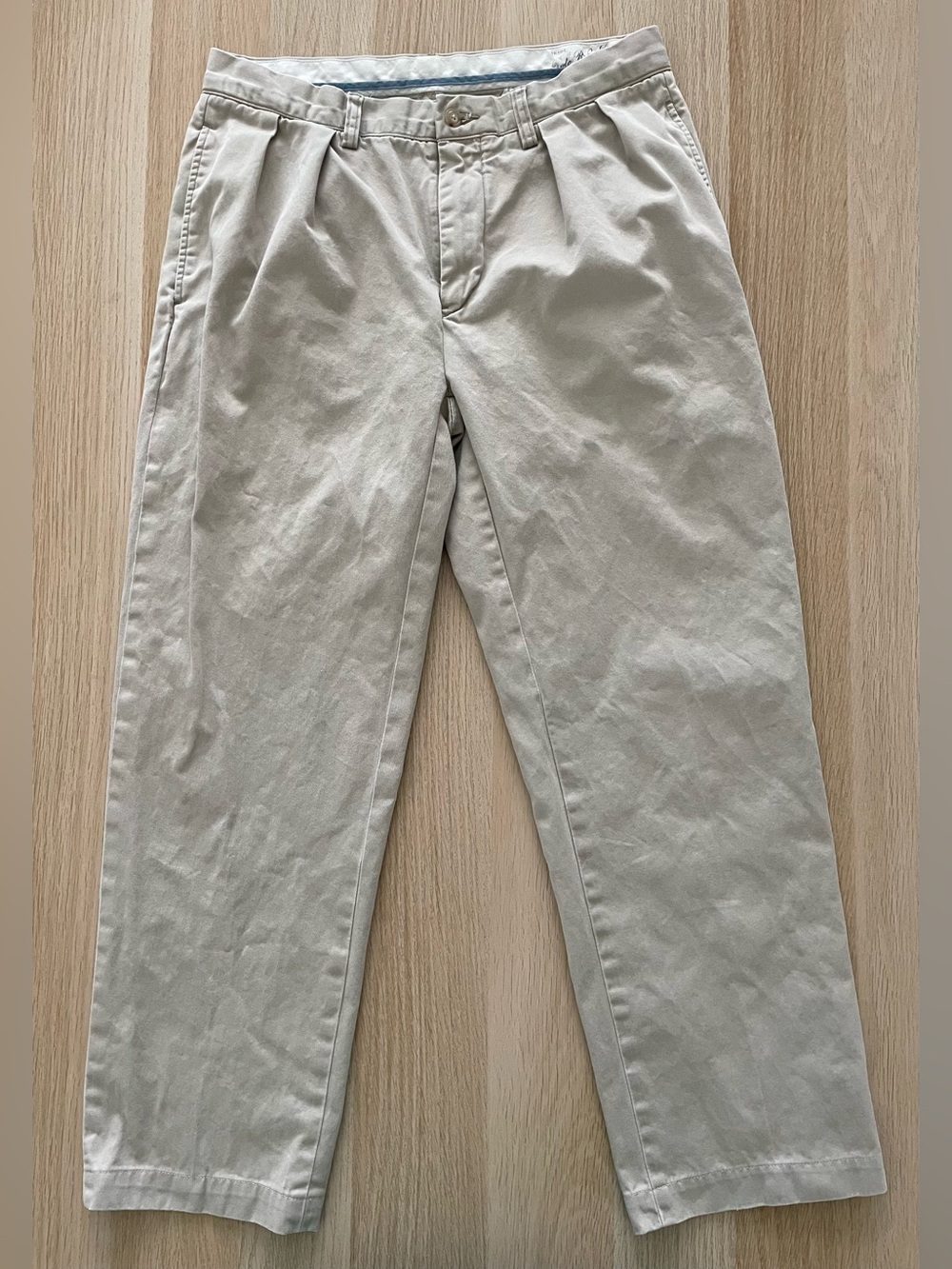 Ralph Lauren Men's Light Khaki Cotton Chinos